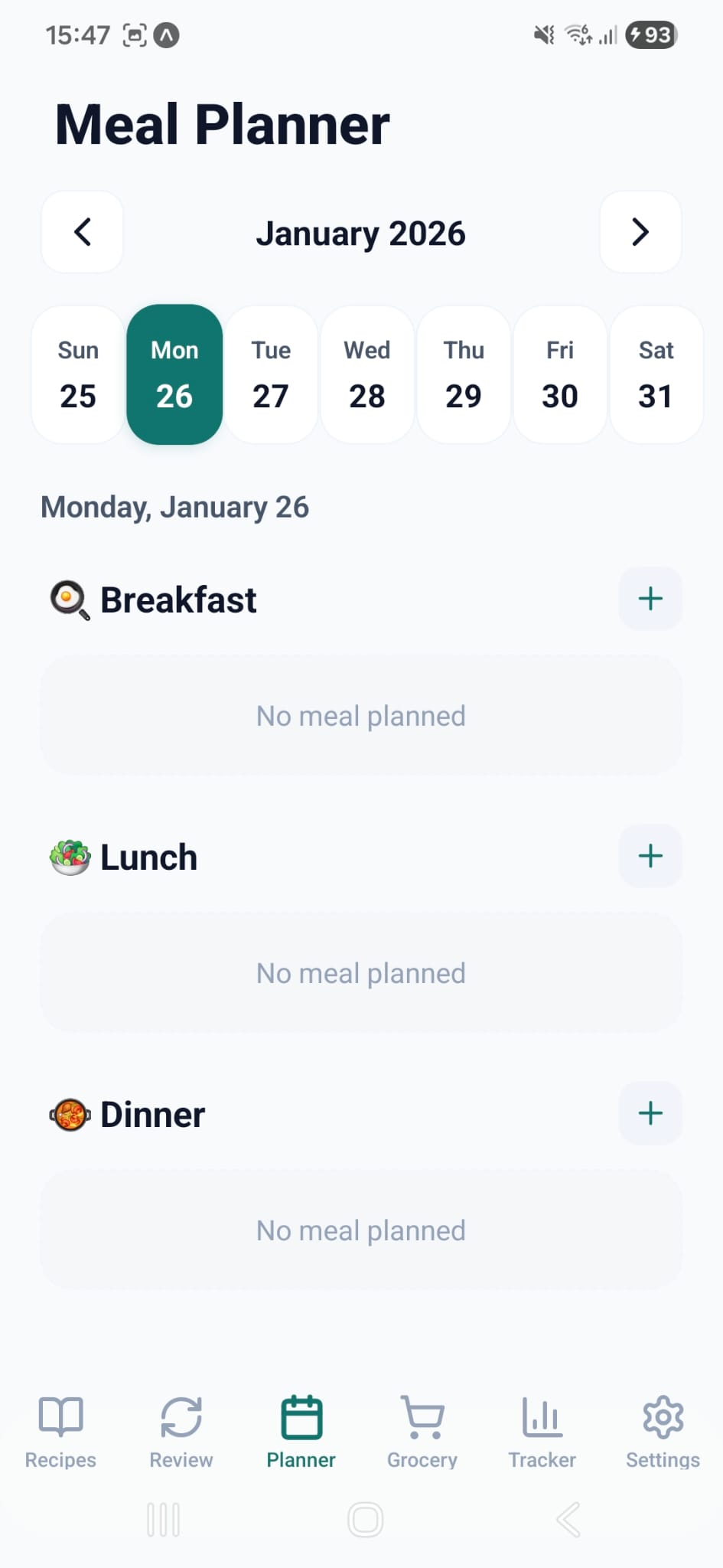 Grocery Planner
